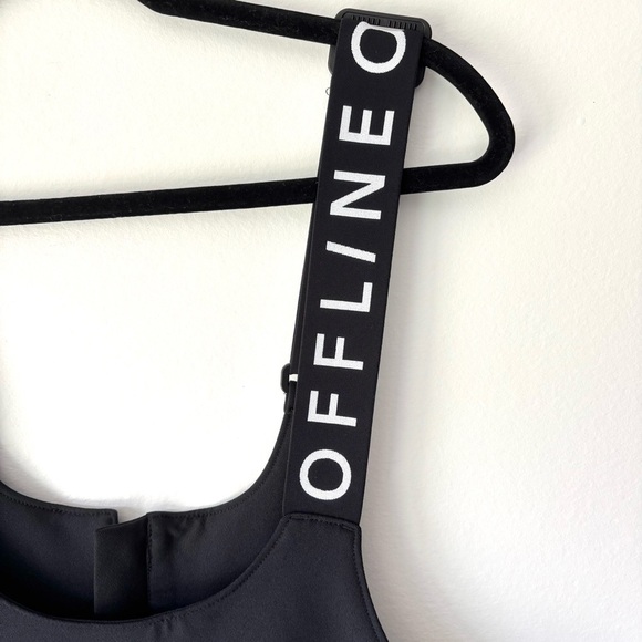 Offline by Aerie Chillside Collection Black Ski Snowboard Overalls Pant Bib - Picture 4 of 14